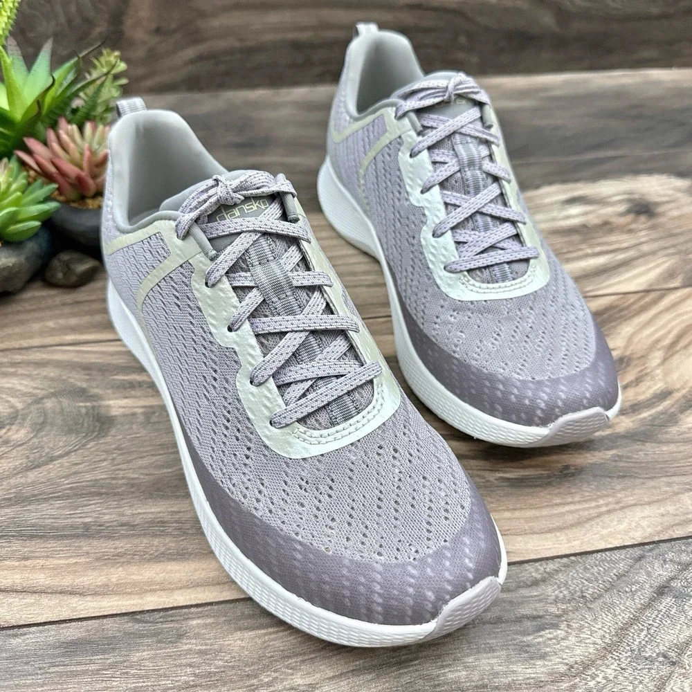 NIB Dansko Sky Mesh 40 9.5-10 Lilac Lace Up Walking Sneakers - Picture 5 of 12